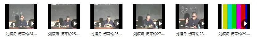 伤寒论：刘渡舟-北京中医药大学（全29集完整版） 中医 第2张